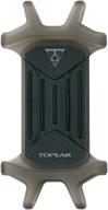 📱 topeak omni ride case with strap mount - black smartphone holder for 4.5" to 5.5" screens logo