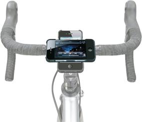 img 1 attached to 📱 Topeak Omni Ride Case with Strap Mount - Black Smartphone Holder for 4.5" to 5.5" Screens