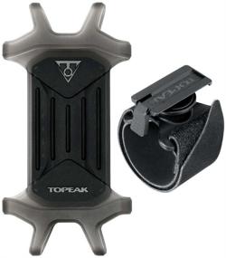 img 2 attached to 📱 Topeak Omni Ride Case with Strap Mount - Black Smartphone Holder for 4.5" to 5.5" Screens