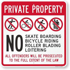 img 4 attached to SmartSign K 7514 AL 24X24 Loitering Offenders Prosecuted