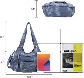img 3 attached to 👜 Черные сумки для женщин Angel Barcelo на плечо - Стильные сумки и кошельки