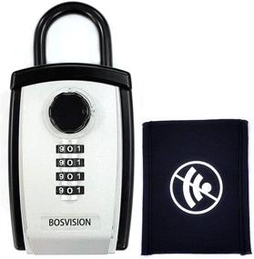 img 4 attached to Bosvision Portable Lock Box/Key Safe with Faraday Bag - Secure Storage for Car Key Fob and House Keys (3 1/2”)