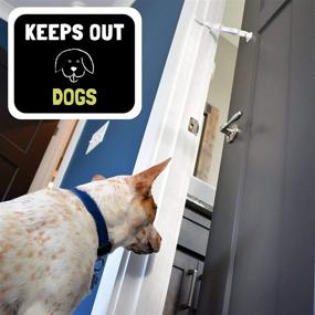 img 1 attached to Door Buddy Adjustable Door Latch (Grey 2 Pack) - The Ultimate Solution to Dog-Proofing Your Litter Box! No Pet Gates or Cat Doors Needed. Easy and Convenient Cat and Adult Entry. Put an End to Dogs Eating Cat Poop Now!