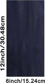 img 3 attached to 🔵 6x12 Pre Cut Leather Sheets in Navy Blue - Premium Natural Grain Cowhide for Crafting, Leather Repair Patchwork, and Arts & Crafts - 1 PC