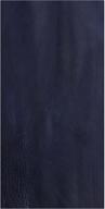 🔵 6x12 pre cut leather sheets in navy blue - premium natural grain cowhide for crafting, leather repair patchwork, and arts & crafts - 1 pc logo