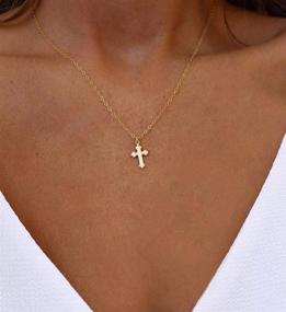 img 2 attached to Mevecco Necklace Religious Crucifix Pendant