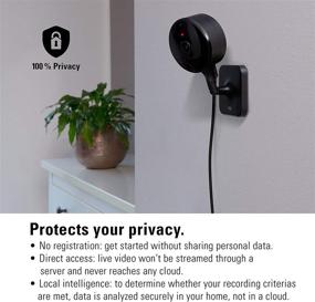 img 1 attached to 📷 Eve Cam - Indoor Wi-Fi Camera, 1080p, Apple HomeKit Secure Video, iPhone/iPad/Apple Watch Notifications, Motion Sensor, Microphone & Speaker, Night Vision - Ensured Privacy