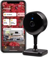 📷 eve cam - indoor wi-fi camera, 1080p, apple homekit secure video, iphone/ipad/apple watch notifications, motion sensor, microphone & speaker, night vision - ensured privacy logo