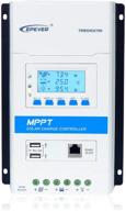 🔋 epever mppt solar charge controller 30a 12v/24v auto ds2 + ucs intelligent modular-designed regulator: the ultimate solution for sealed, agm, gel, flooded, and lithium battery charging (30a,triron3210n) logo