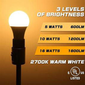 img 1 attached to Zorykn 50, 100, 150W Equivalent LED 💡 Bulbs - Powerful 600, 1200, 1800LM Lighting Solution