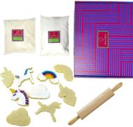 unicorn and rainbow mini mitts kids cookie baking kit logo