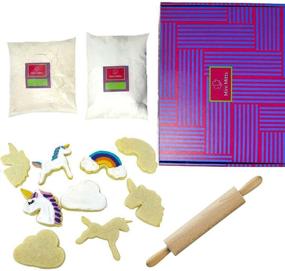 img 4 attached to Набор для выпечки печенья "Мини-рукавички для печенья с единорогом и радугой для детей