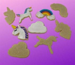 img 3 attached to Unicorn and Rainbow Mini Mitts Kids Cookie Baking Kit
