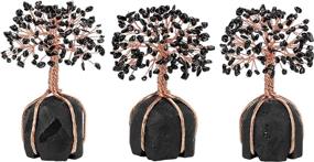 img 3 attached to 💰 Enhance Your Prosperity with Jovivi Natural Black Tourmaline Crystal Money Tree