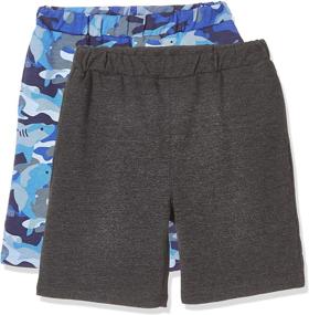 img 1 attached to 🩳 Boys' Camouflage Heather Lightweight Shorts by Kid Nation