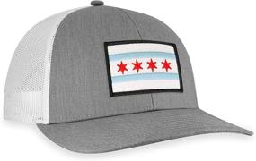 img 4 attached to Chicago Flag Hat Snapback Baseball