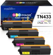 🖨 gpc image tn433 tn 433 compatible toner cartridge for brother printer - 4 pack logo