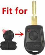 enhance your bmw key experience: helloauto key replacement button pad & smart remote cover for bmw 318i, 323i, 525i, 528i, 530i, 535i, 540i, 735i, 740i, 740il, z3 logo