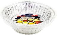 pactogo extra deep aluminum 5 3/4'' meat pot pie baking tin with clear dome lid - pack of 6 sets логотип