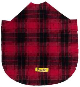 img 2 attached to Poocho Fleece Dog Poncho Plaid