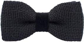 img 2 attached to 🎩 Hessian House Men's Accessories: Pre-Tied Bow Tie for Ties, Cummerbunds & Pocket Squares