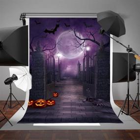 img 4 attached to 🎃 OurWarm 5x7ft Halloween Photo Backdrop: Enhance Halloween Party Decorations with Photography Background and Cloth Props