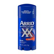 🌬️ arrid xx extra extra dry regular solid antiperspirant deodorant - 2.6 oz, pack of 6 logo