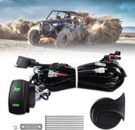 🔊 loud utv horn kit with rocker switch 12v for polaris rzr ranger & can am - utv accessories 2021+ logo