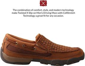 img 3 attached to 👞 Enhanced Comfort & Style: Twisted Leather Rubber Driving Moccasins Men's Shoes for Loafers & Slip-Ons