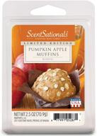 🍎 scentsationals pumpkin apple muffins wax cubes with scent логотип