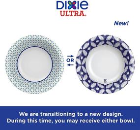 img 2 attached to 🍽 Dixie Ultra Paper Bowls 20oz, Dinner or Lunch Size Disposable Bowls, 26 Count - 1 Pack (Packaging and Design May Vary)