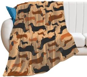 img 4 attached to JVAIRSPL Dachshund Anti Static Bedspread Coverlet