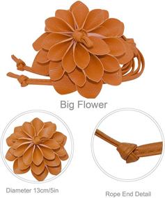 img 3 attached to TeeYee Women Girls Decor Flower Women's Accessories in Belts