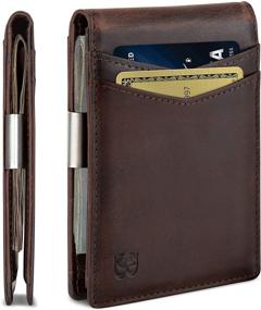 img 4 attached to 💼 SERMAN BRANDS Money Clip Wallet: Stylish Men's Accessory for Wallets, Card Cases & Money Organizers