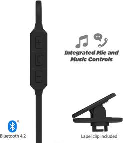 img 2 attached to 🎧 SCOSCHE BT102-XWSP2 Перезаряжаемые беспроводные наушники с Bluetooth с встроенным микрофоном и пультом управления, черные - улучшенный SEO