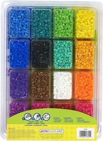 img 3 attached to 🎨 Assorted Fuse Bead Tray with Perler Bead Pattern Book - Ideal for Kids Crafts, 4001 pcs