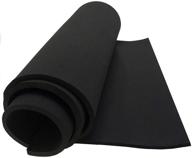 🛡️ dualplex neoprene sponge foam rubber sheet roll, 12x54 inches x 1/2 inch thick, ideal padding for cosplay & diy projects - easy to cut, non-adhesive, multi-functional soundproof rubber foam sheet logo