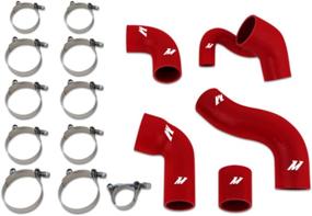 img 4 attached to Mishimoto MMHOSE-VOL-97TRD Silicone Radiator Hose Kit Compatible With Volvo 850 S70 V70 1997-2004 Red