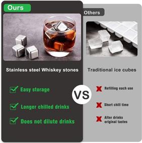 img 2 attached to 🥃 Chill Out with a Whiskey Stones Gift Set: Refreezable Perfection