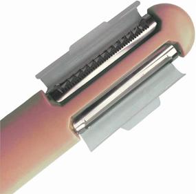 img 1 attached to 🍴 Napoling Multi-function 3 in 1 Stainless Steel Peeler: Versatile Julienne Grater & Slicer (Sakura Pink)