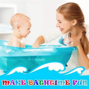 img 2 attached to MotherMed Baby Bath Thermometer and Floating Whale Bath Toy - Fast and Accurate Water Temperature Indicator for Bathtub and Swimming Pool - Fahrenheit