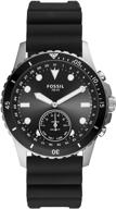 ⌚ fossil fb 01 stainless hybrid smartwatch: the perfect men's watch with smart features logo