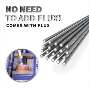 img 2 attached to 🔥 Saker Welding Rods - Flux-Cored Welding Rods, Low Temperature Aluminum Wire Brazing Rods for Household Repairs - Aluminum Repair Rods, Solder Wire with Low Melt 50CM (10PCS)