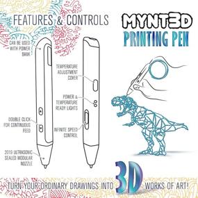 img 1 attached to Super 3D 🖊️ Pen Compatible with MYNT3D