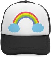 trucker cute rainbow полиэстер регулируемый логотип