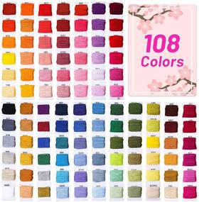 img 3 attached to 🧵 Complete Embroidery Floss Set - Paxcoo 146 Pcs with Storage Box - 108 Colors Thread, 38 Pcs Cross Stitch Tools - Ideal for Friendship Bracelets!