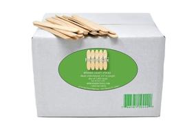 img 4 attached to 114ST Wooden Craft Sticks by Perfect Stix - Pack of 1000