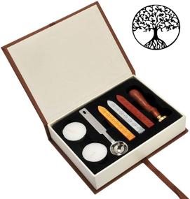 img 4 attached to 🌳 Tree of Life Wax Seal Stamp Set - Yoption Classic Vintage Seal Wax Stamp Set, Retro Seal Stamps Maker Gift Box Set (Search Engine Optimized)