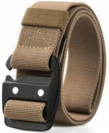 wyuze tactical military elastic stretch men's accessories and belts logo