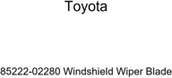 genuine toyota parts 85222-02280 - lh front wiper blade: high-quality replacement for optimal performance logo